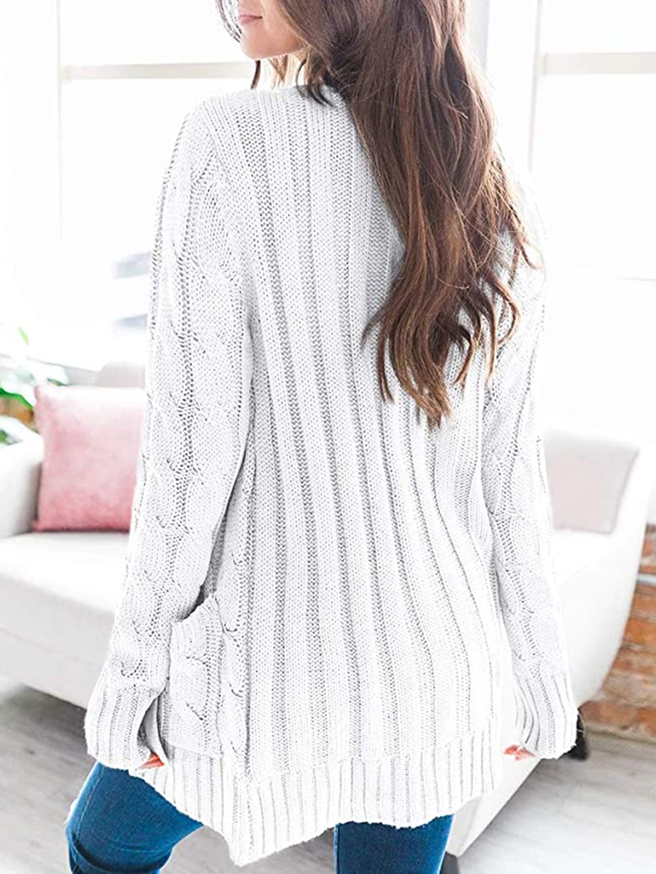 Cable-Knit Cardigan