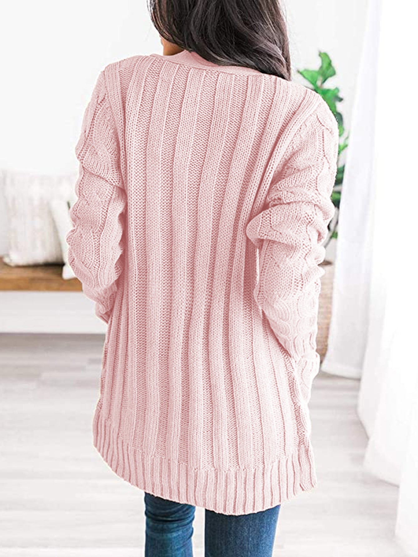 Cable-Knit Cardigan