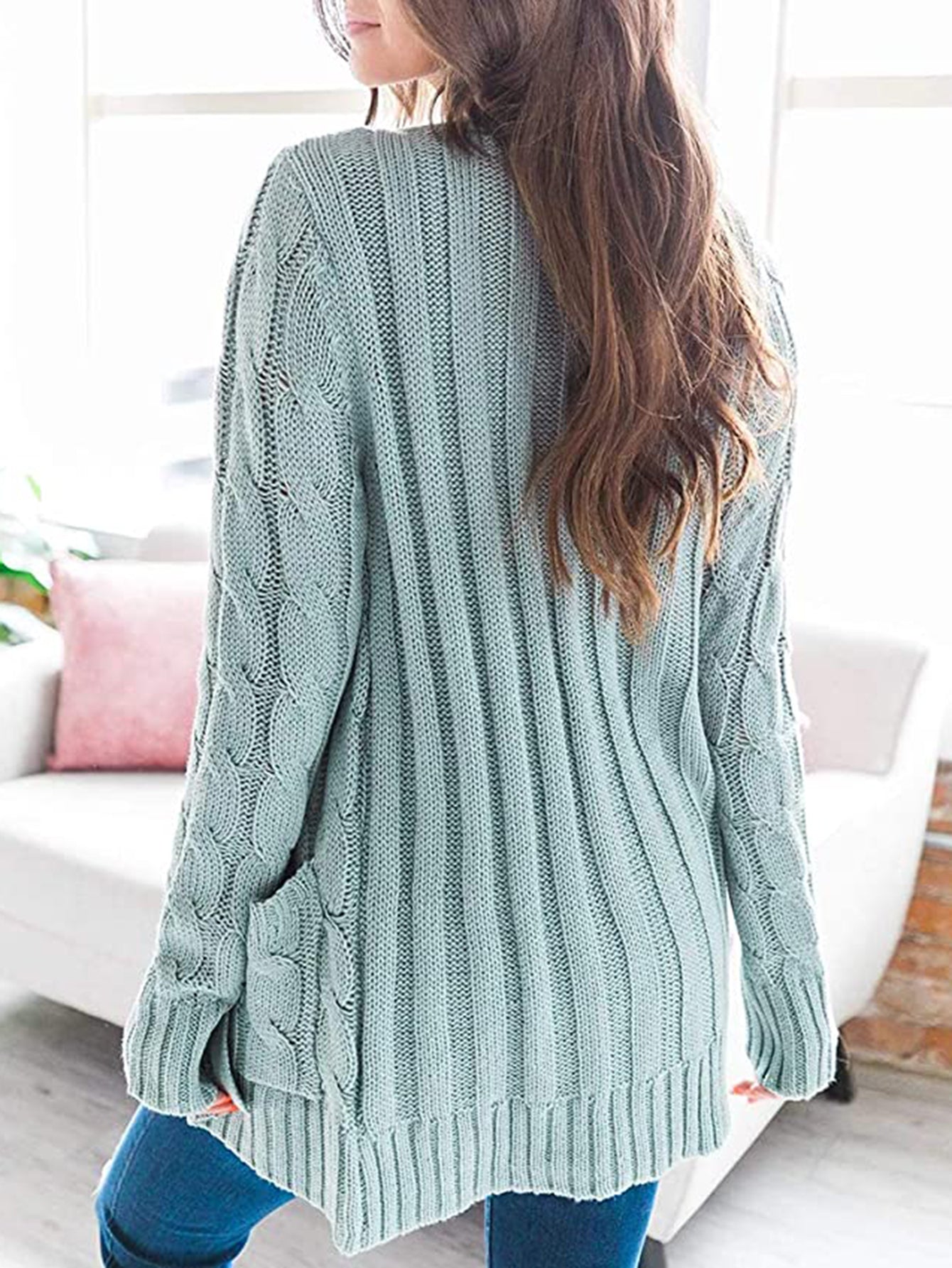 Cable-Knit Cardigan