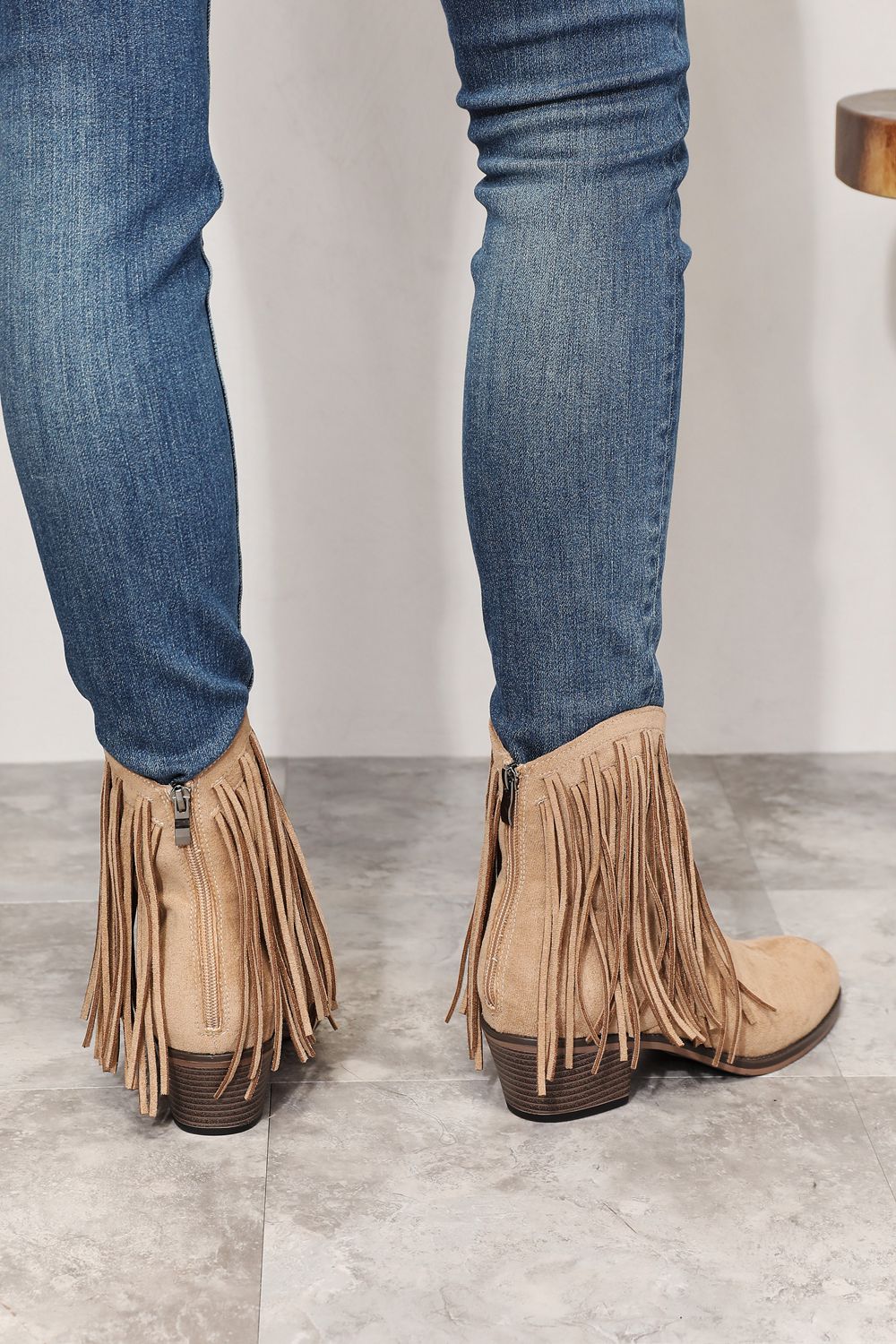 Women's Fringe Cowboy Ankle Boots