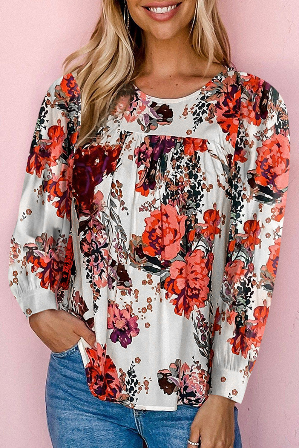 Floral Print Blouse