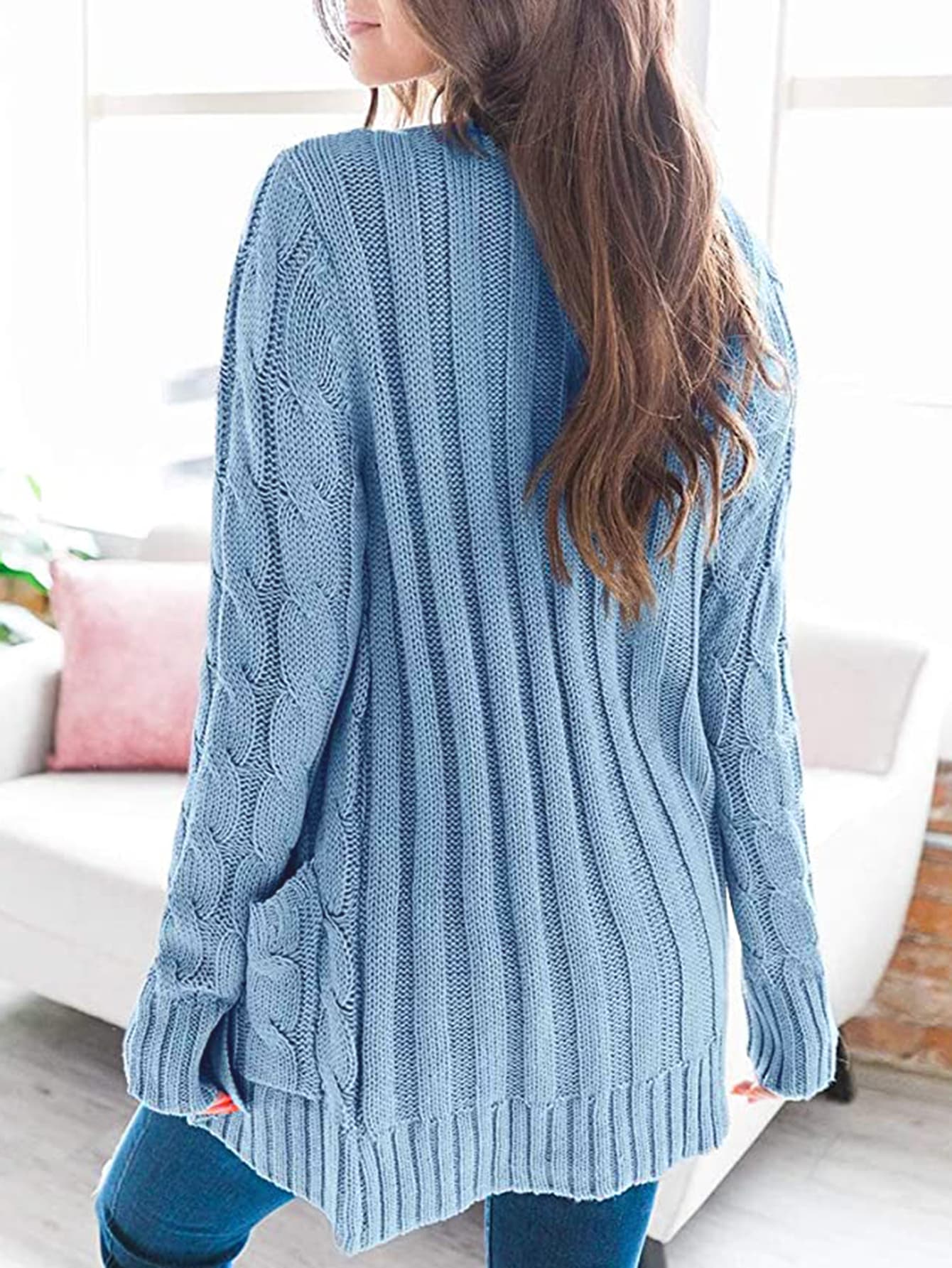 Cable-Knit Cardigan