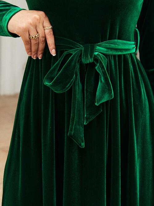 Velvet Luxe Maxi Dress